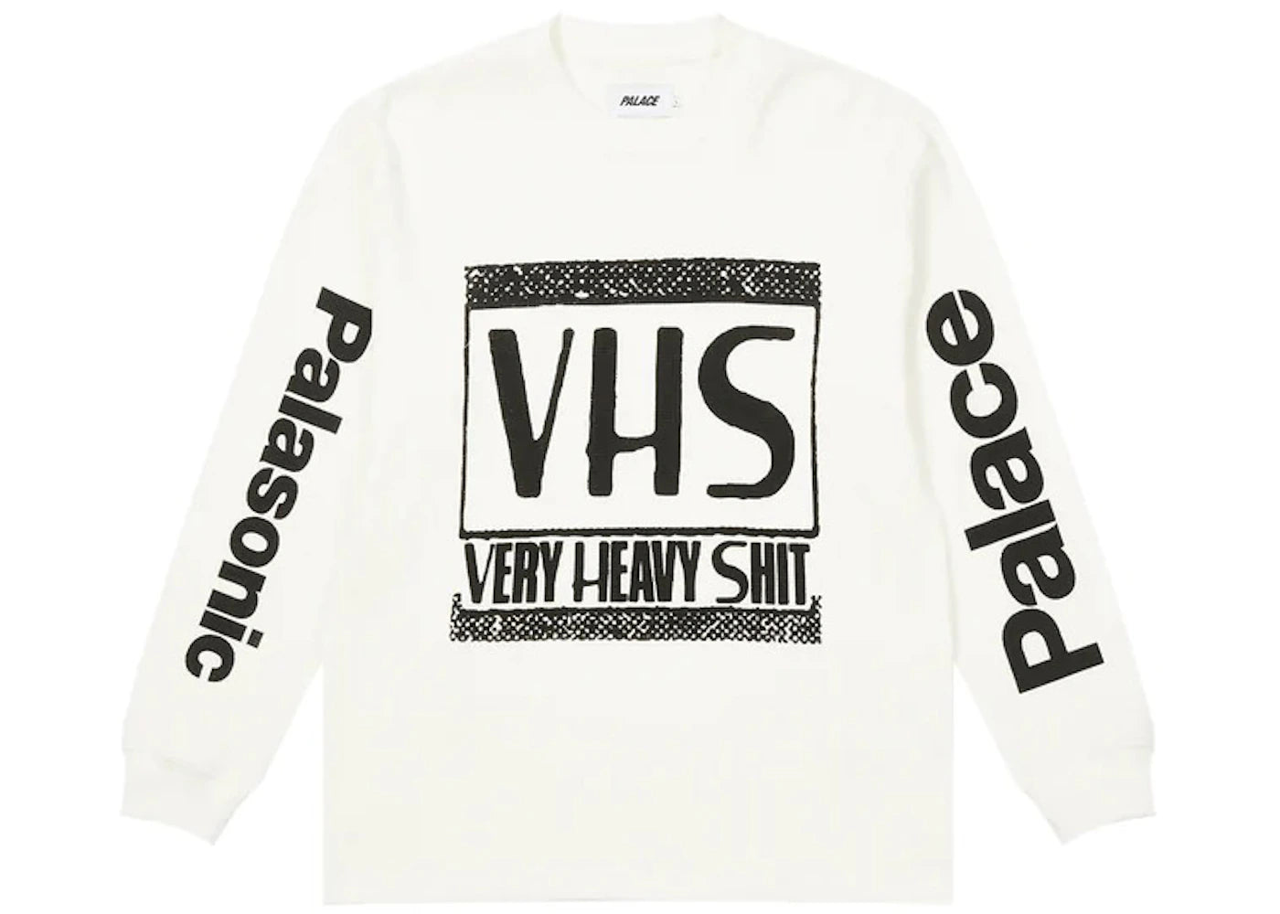 Palace VHS Thermal Longlseeve Top White