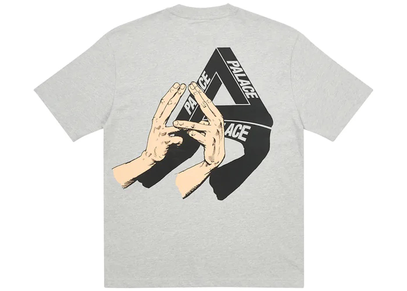 Palace Valley of the Shadows T-shirt Grey Marl