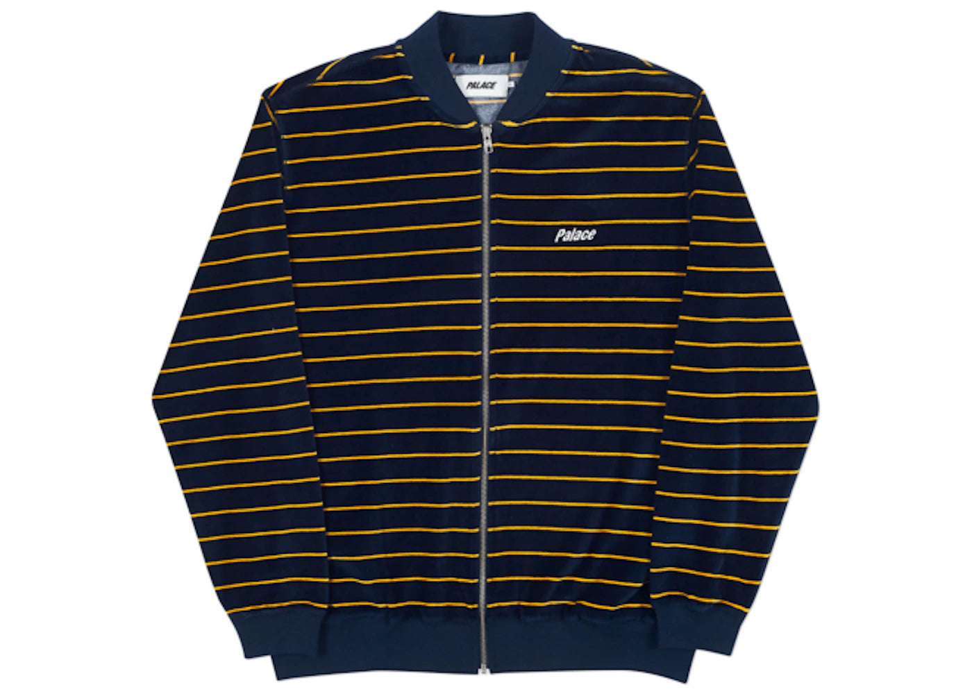 Palace Velour Bomber Navy/Yellow