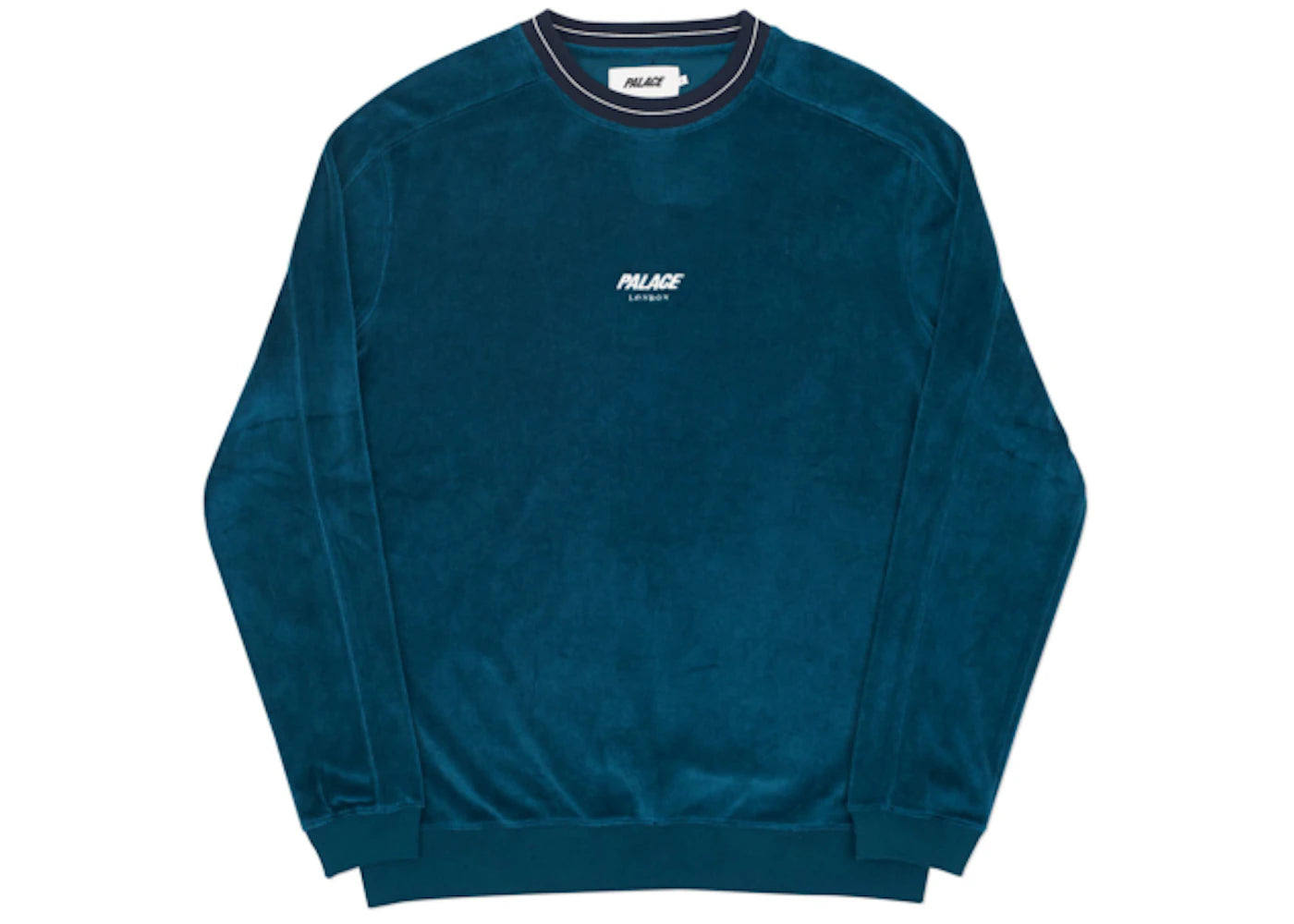 Palace Velour Crew Crew Deep Teal