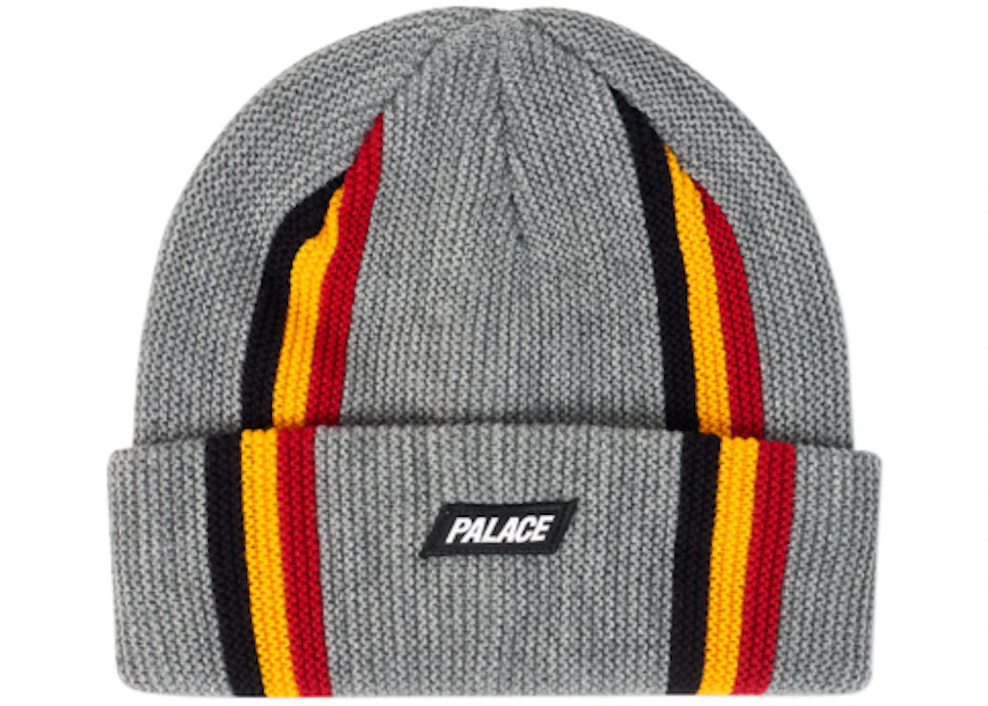 Palace Vert Beanie Grey Marl