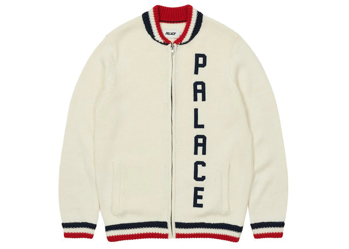 Palace Vert Knit White