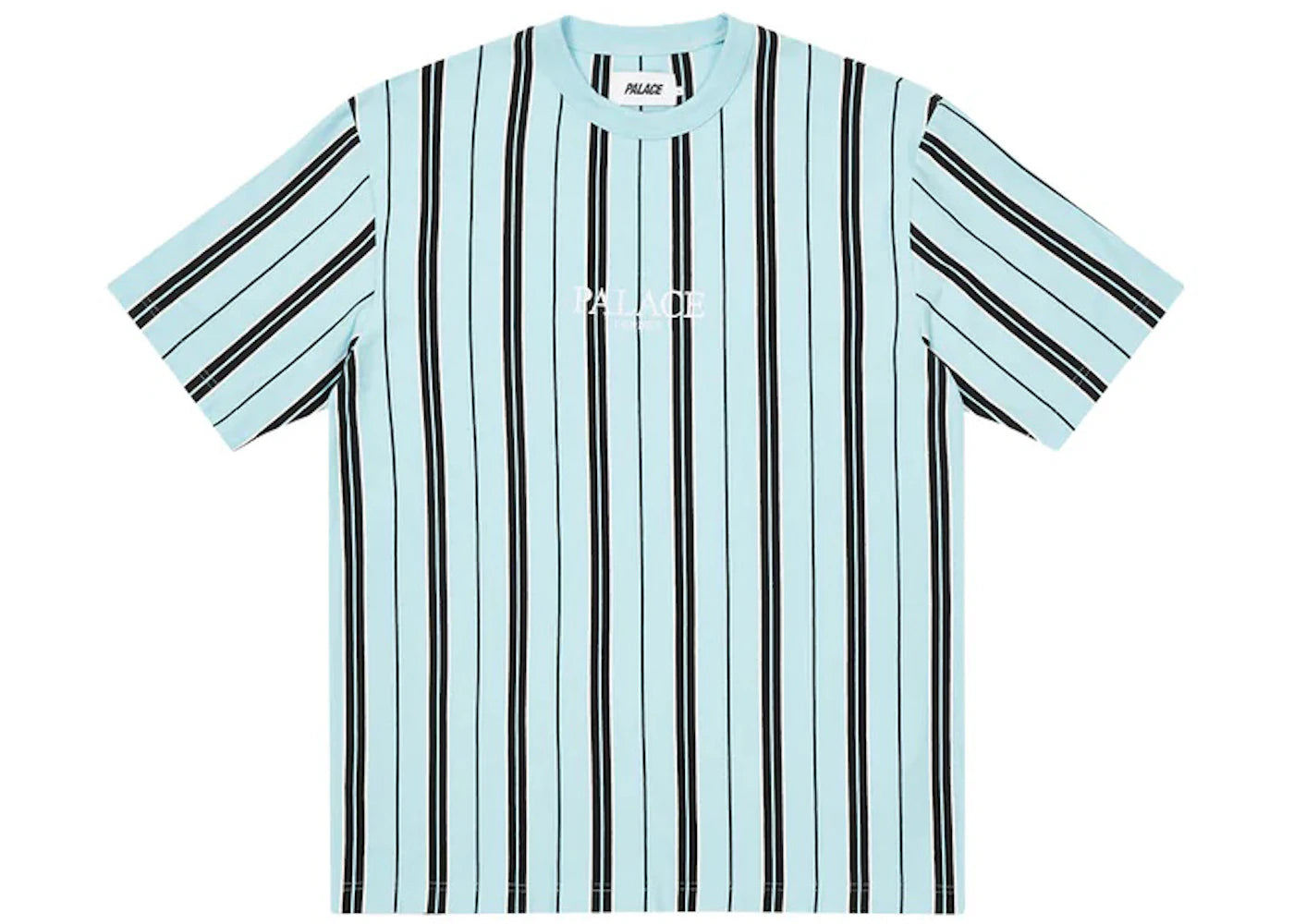 Palace Vertical Stripe T-shirt Light Blue