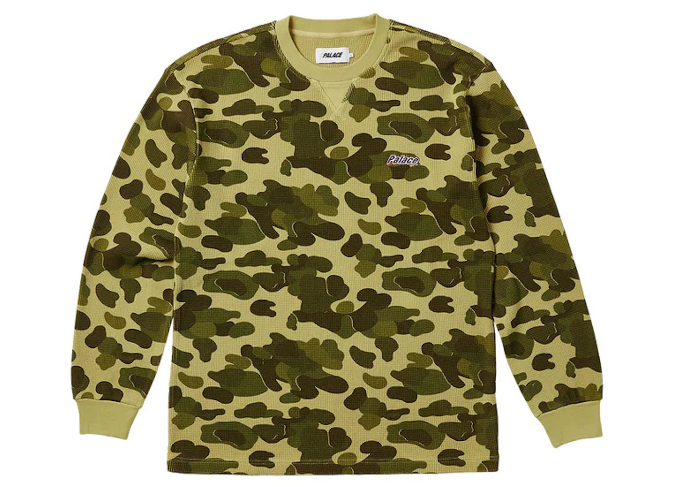 Palace Waffle Longsleeve Duck Camo