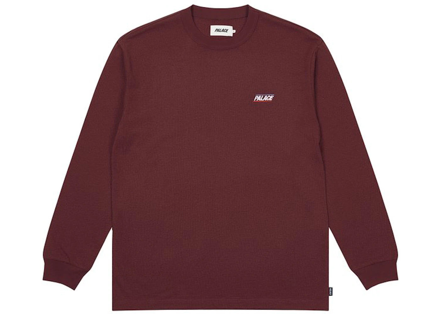 Palace Waffle Longsleeve (FW21) Burgundy