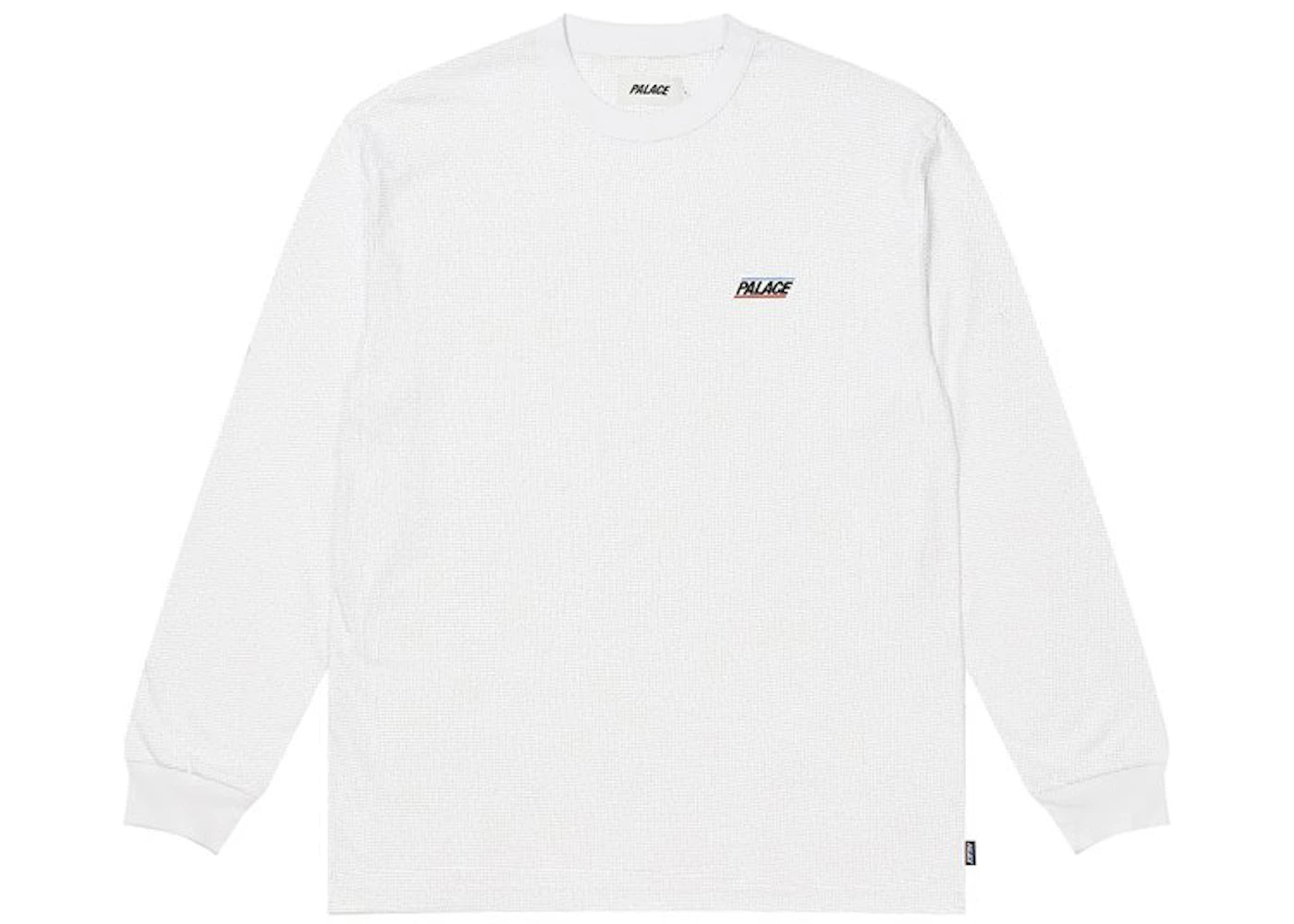 Palace Waffle Longsleeve (FW21) White