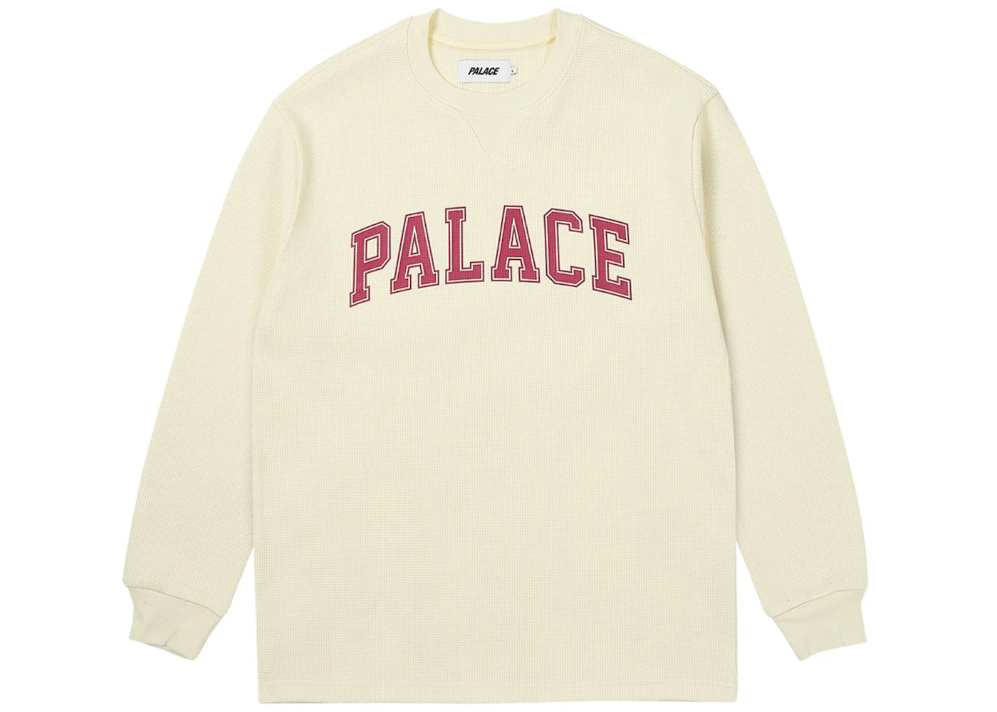 Palace Waffle Longsleeve (SS24) Soft White