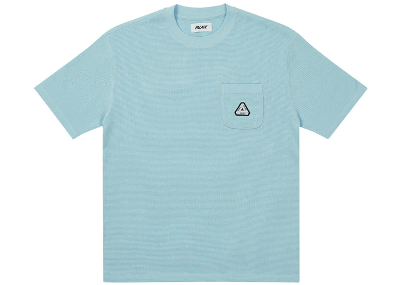 Palace Waffle Overlock T-shirt Light Blue