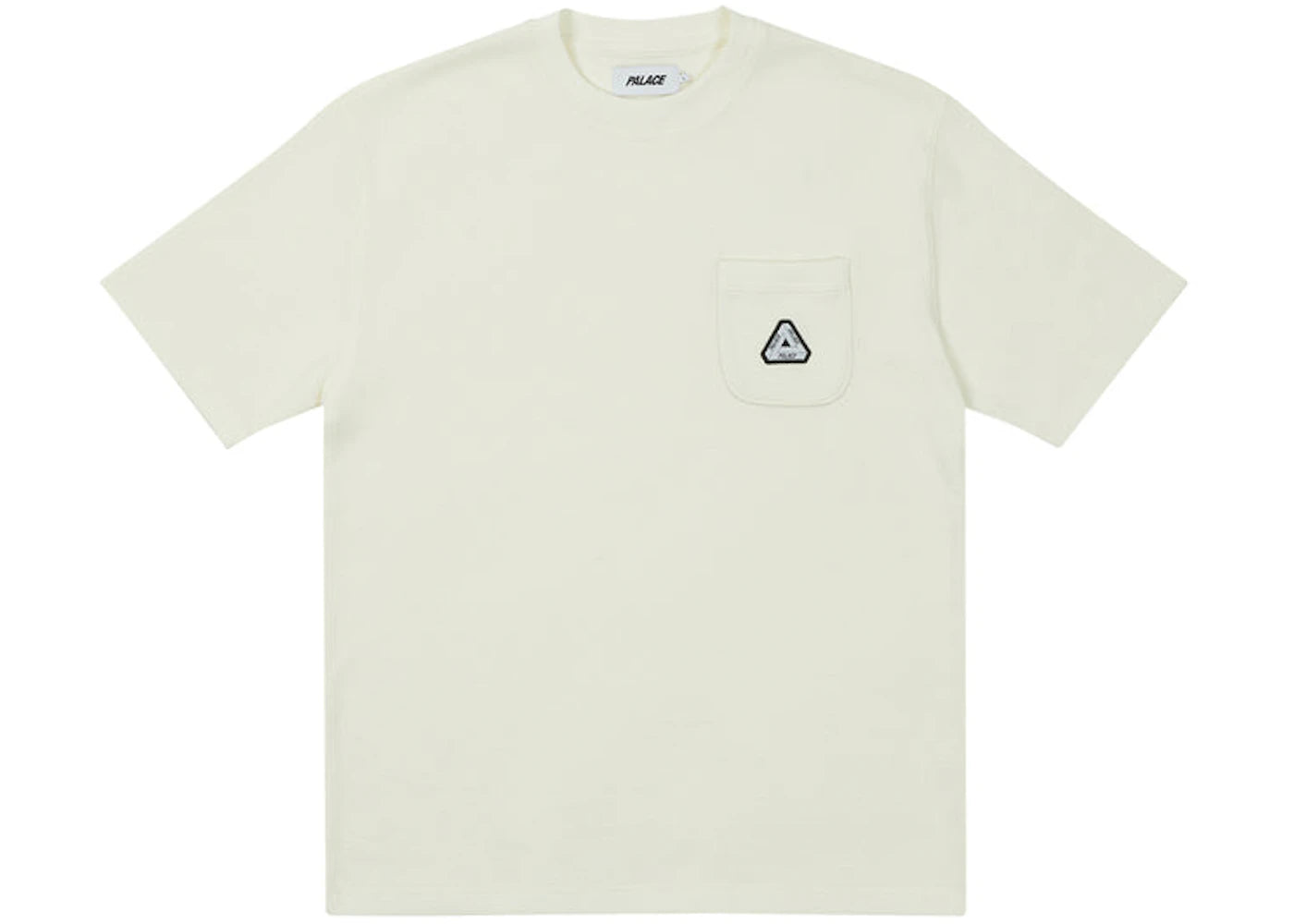 Palace Waffle Overlock T-shirt Natural White