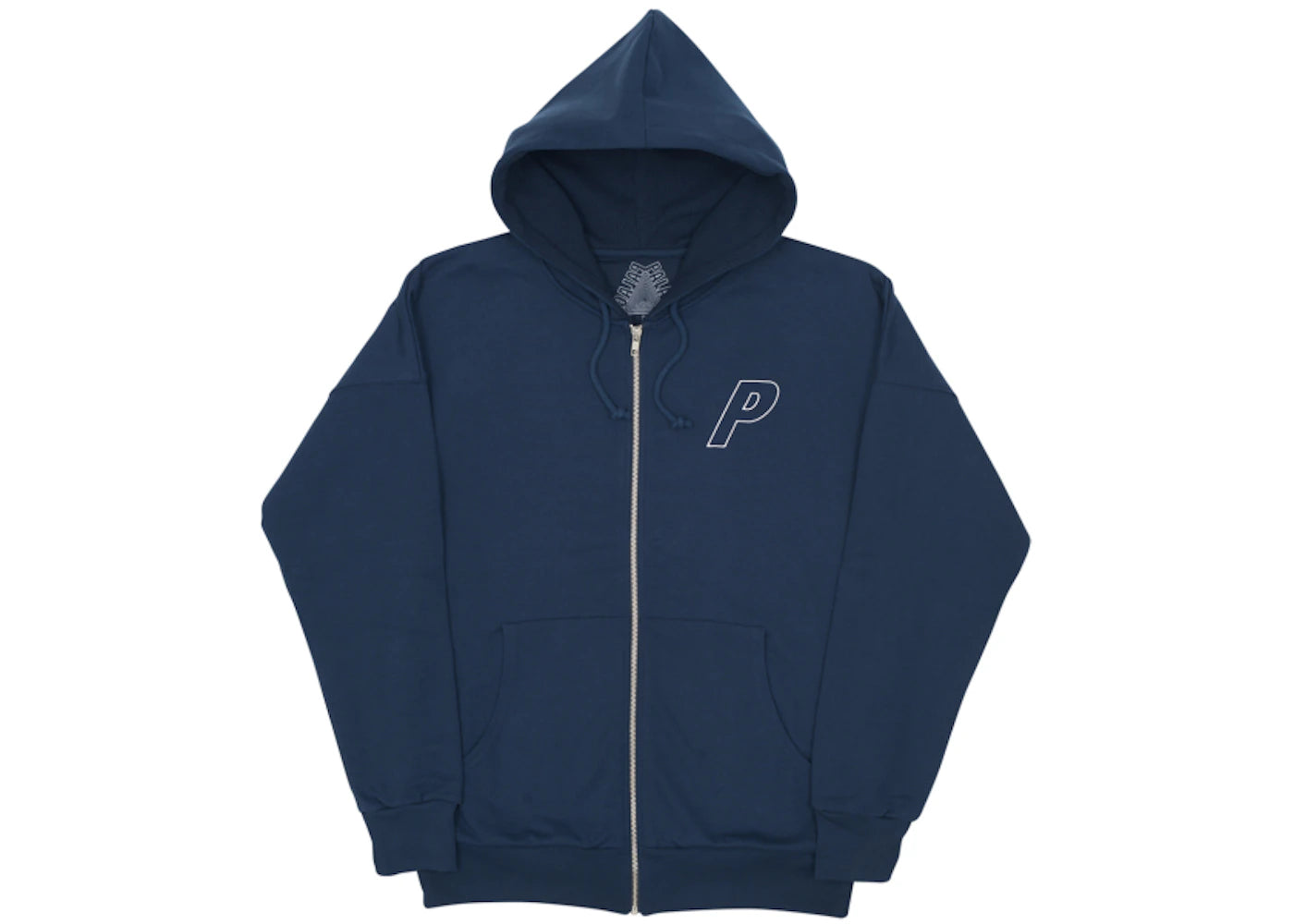 Palace Waffle Zip Hood Navy