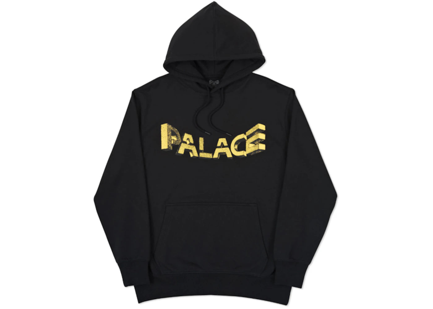 Palace Warp Font Hood Black