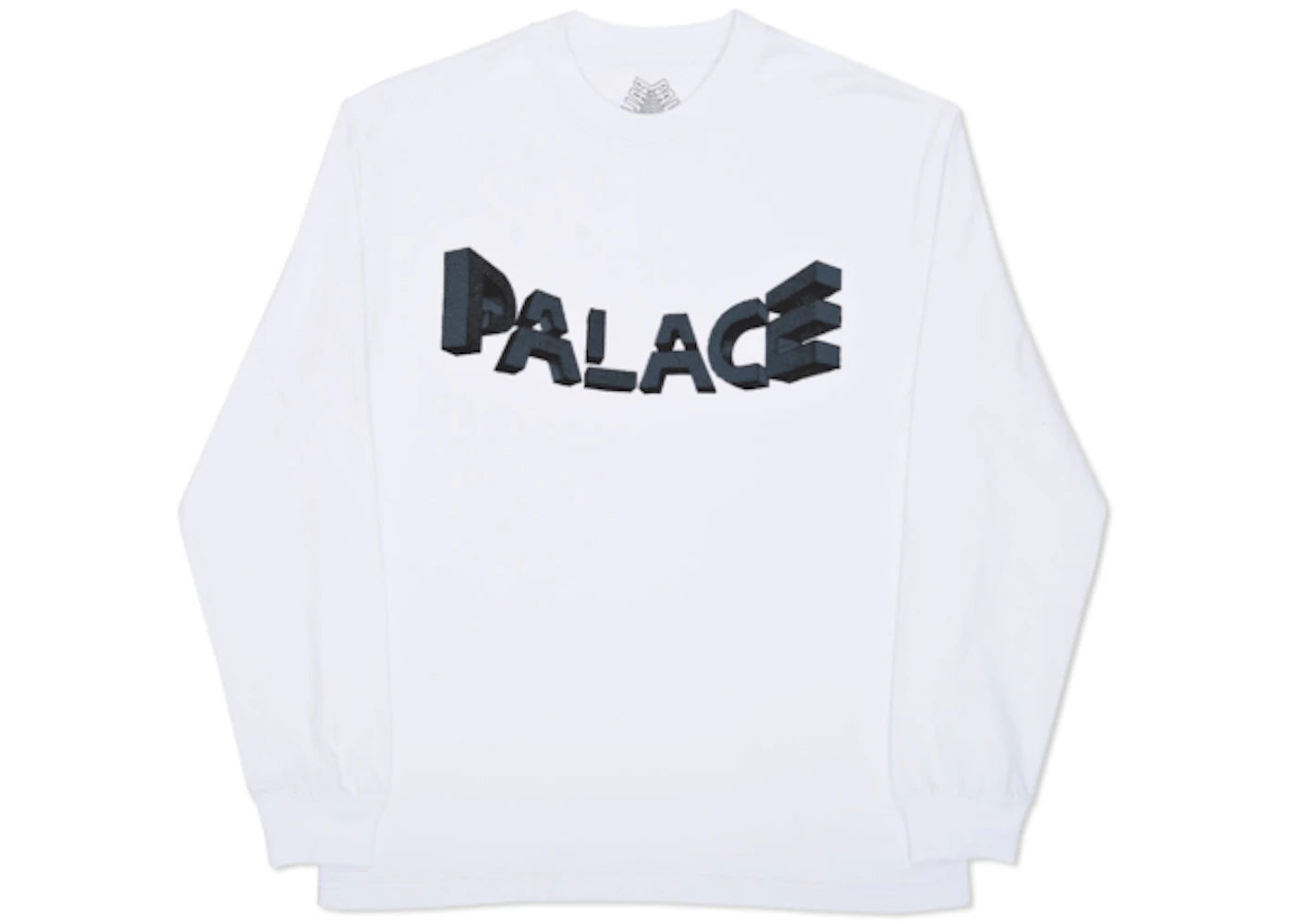 Palace Warp Font Longsleeve White