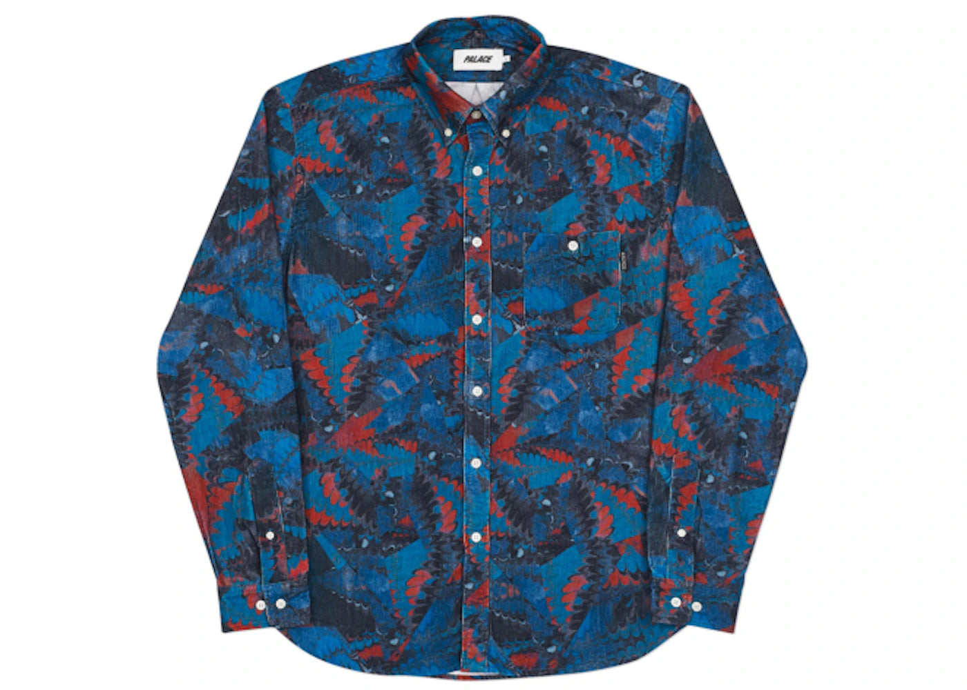 Palace Warp Pattern Shirt Teal