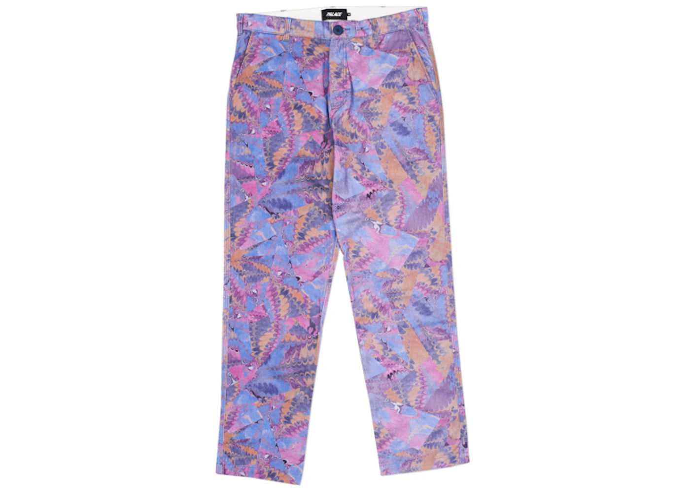 Palace Warp Pattern Work Pant Purple