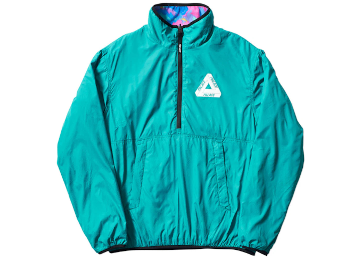 Palace Warper Reversible Fleece Teal/Multi