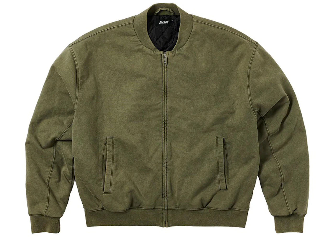 Palace Wash Out Bomber Jacket Deep Green