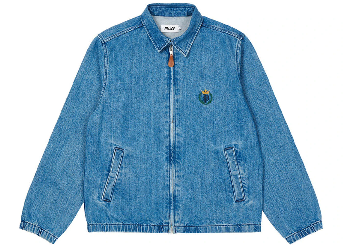 Palace Washed Denim Harrington Stone Wash