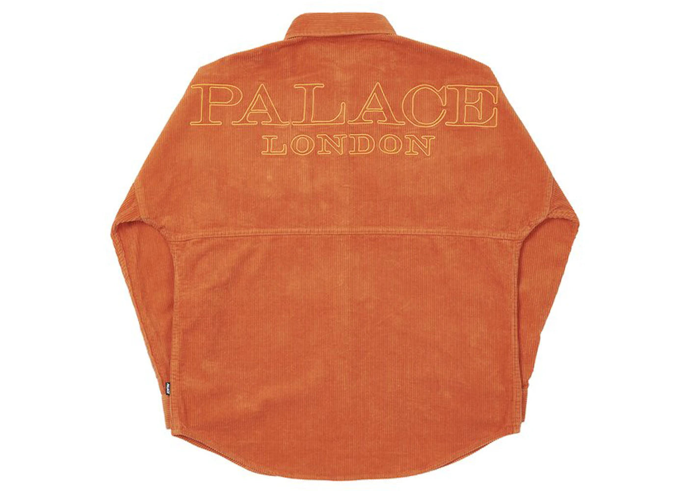 Palace Washed Drop Shoulder Cord Shirt Brandy