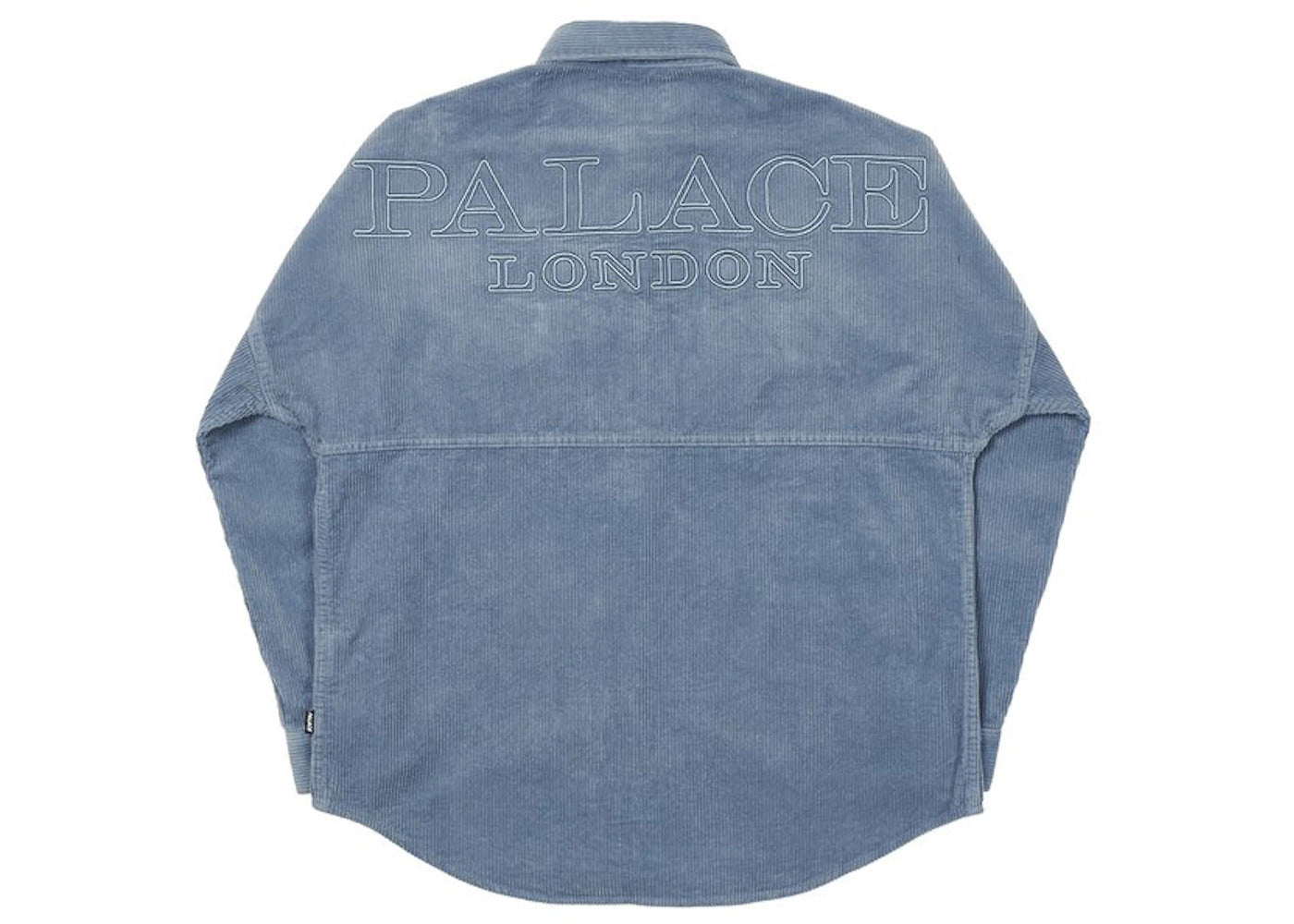 Palace Washed Drop Shoulder Cord Shirt Dusty Blue