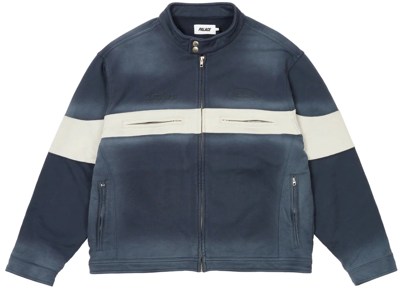 Palace Washed Moto Jacket Navy