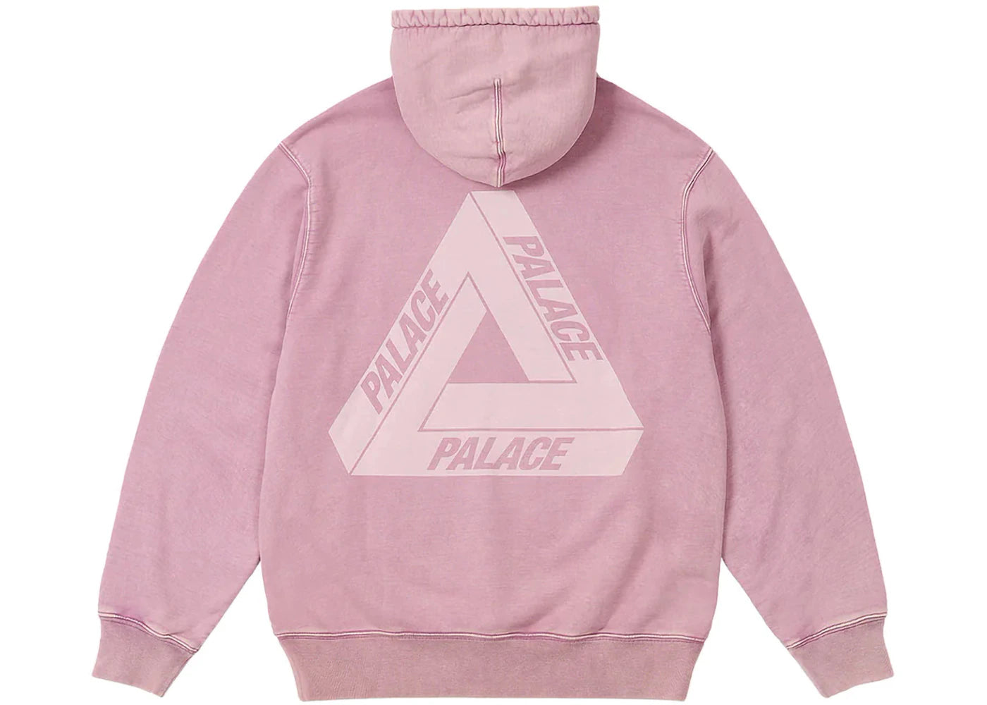 Palace Washed Out Tri-Ferg Hood Pink