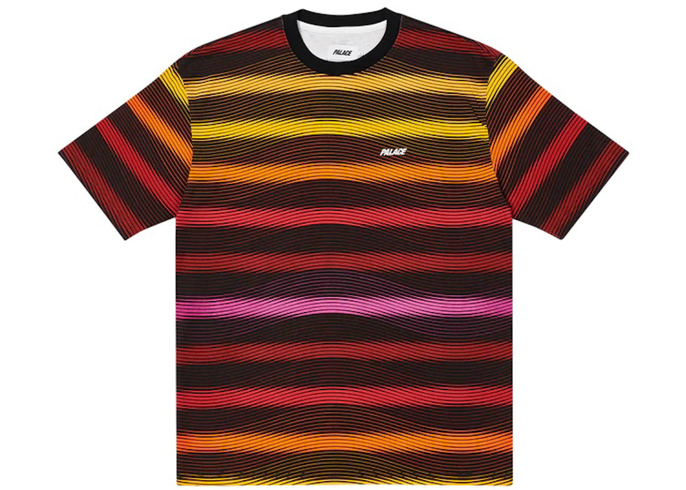 Palace Wavey Stripe T-shirt Black