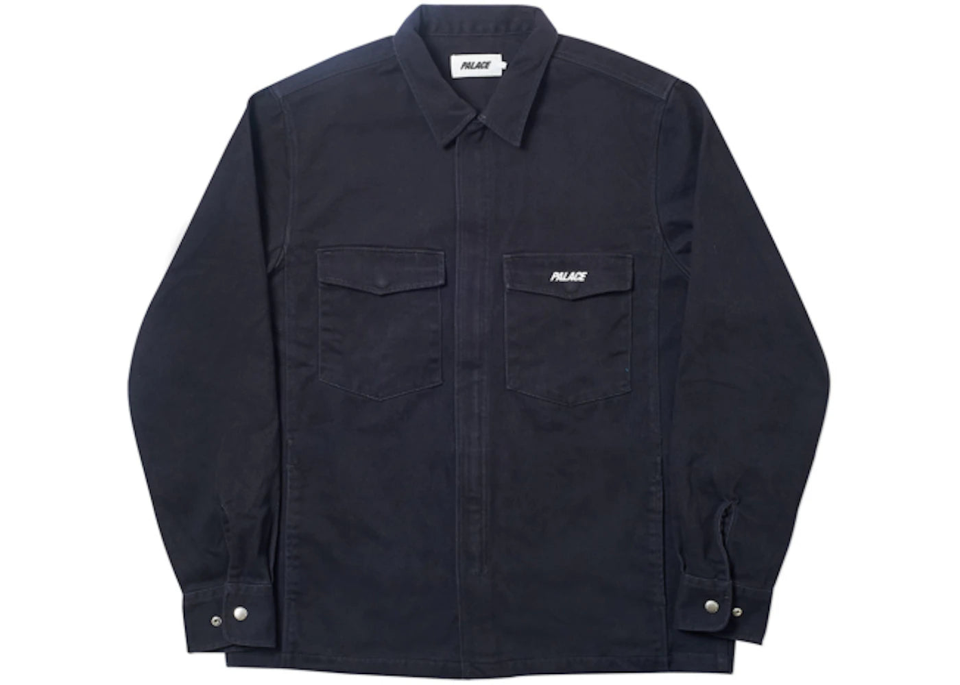 Palace Weight Zip Overshirt Navy