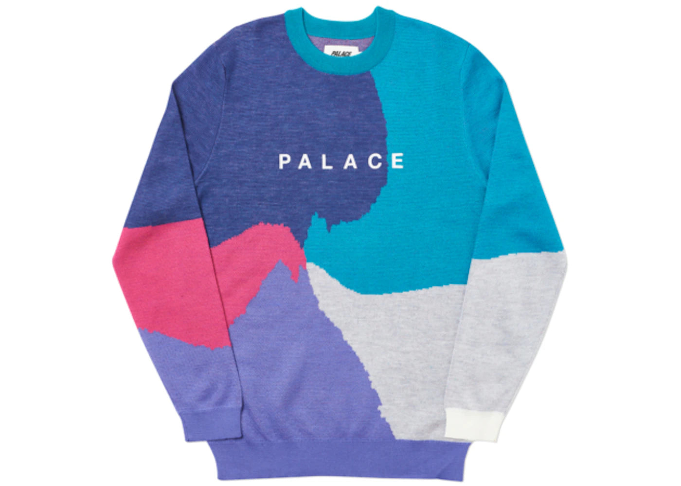 Palace Whirl Knit Navy/Pink/Purple