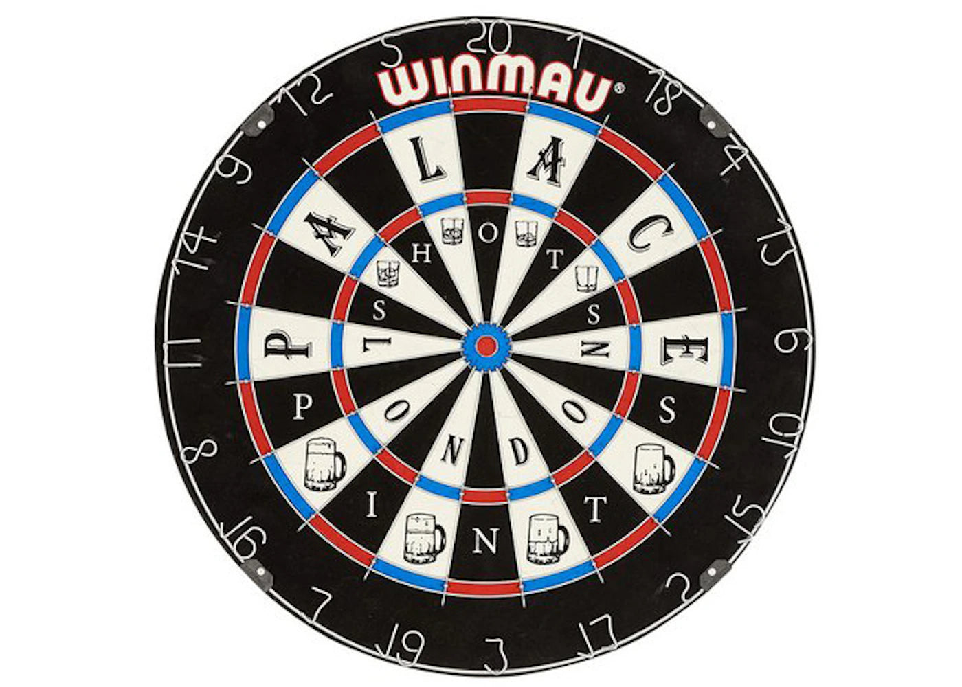 Palace Winmau Dartboard Black Multi