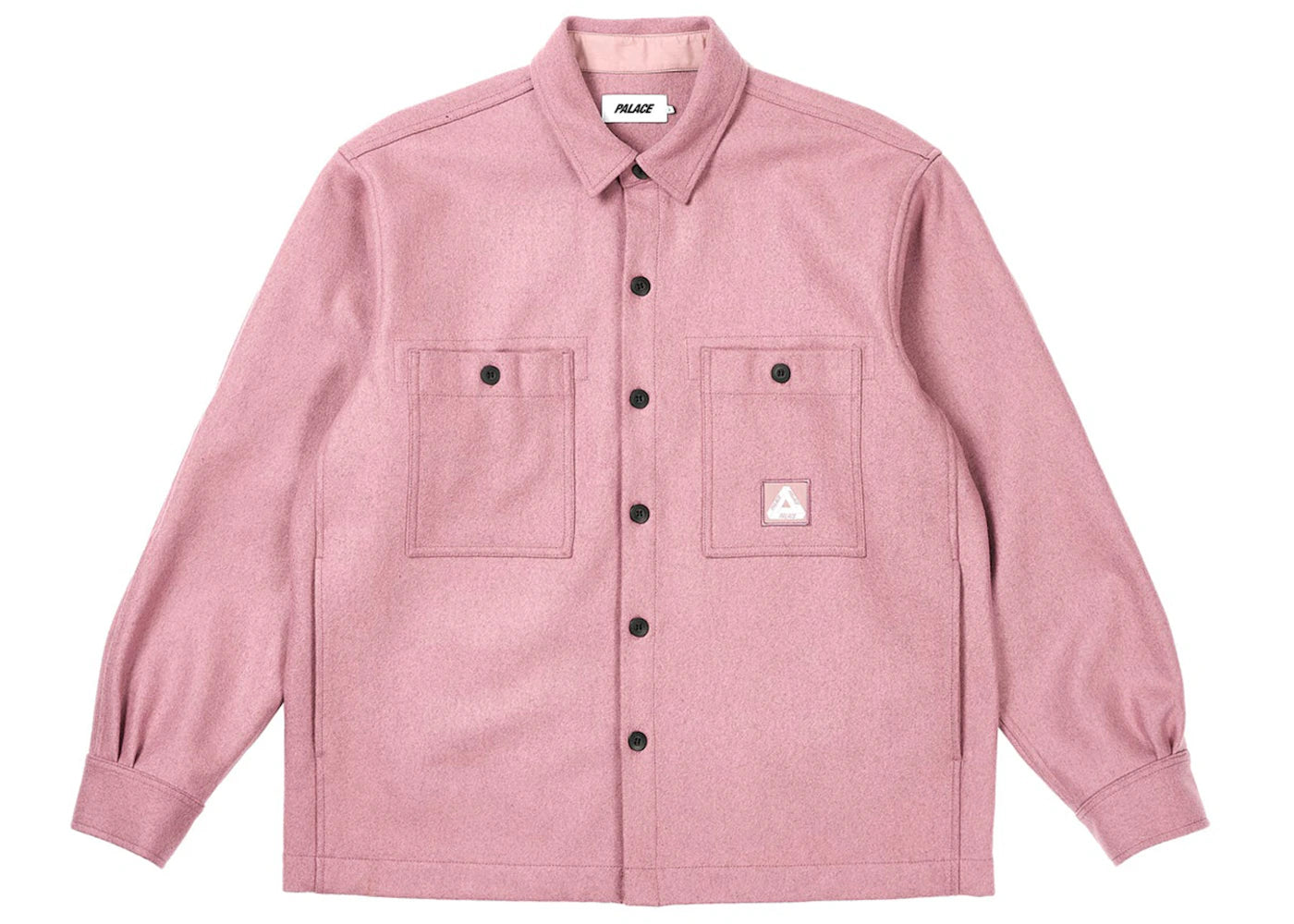 Palace Wool Shirt Jacket Dusty Mauve