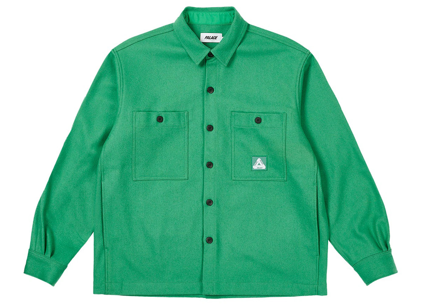 Palace Wool Shirt Jacket Pea Green