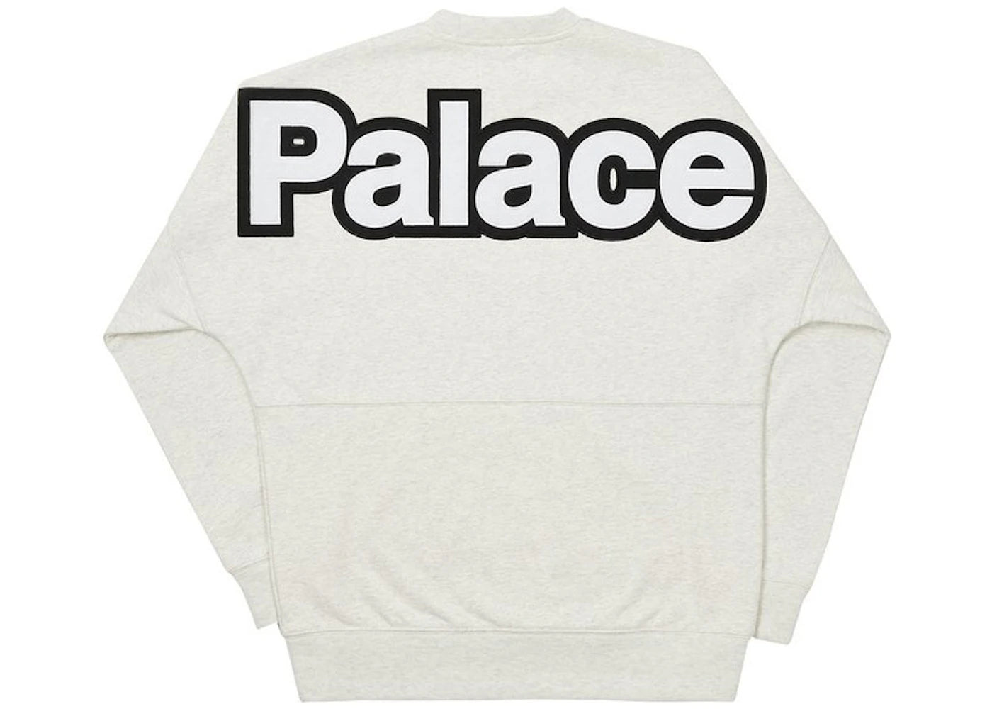 Palace Word Crew Grey Marl