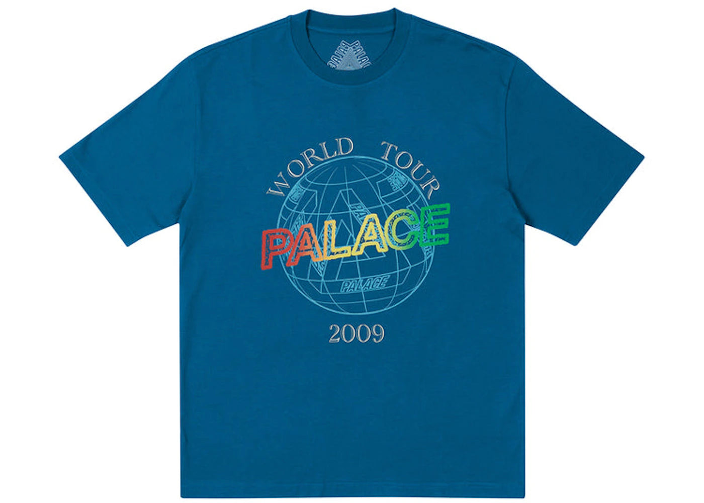 Palace World Tour T-shirt Blue