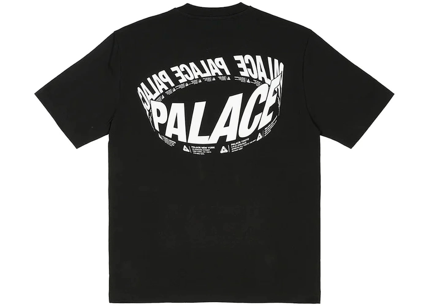 Palace Wrapper Logo T-Shirt Black