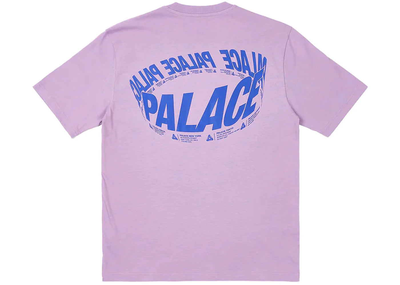 Palace Wrapper Logo T-Shirt Light Purple