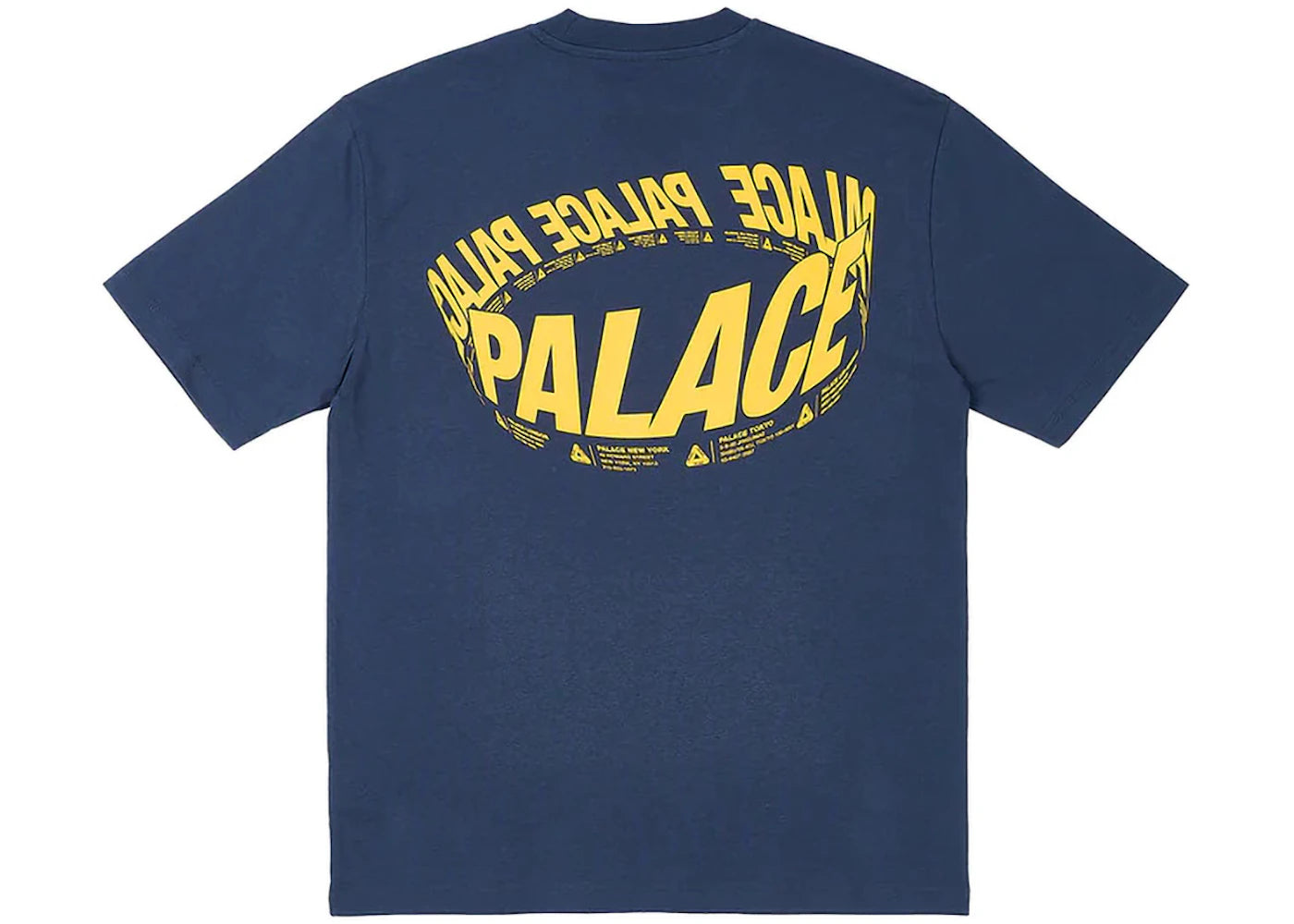 Palace Wrapper Logo T-Shirt Navy