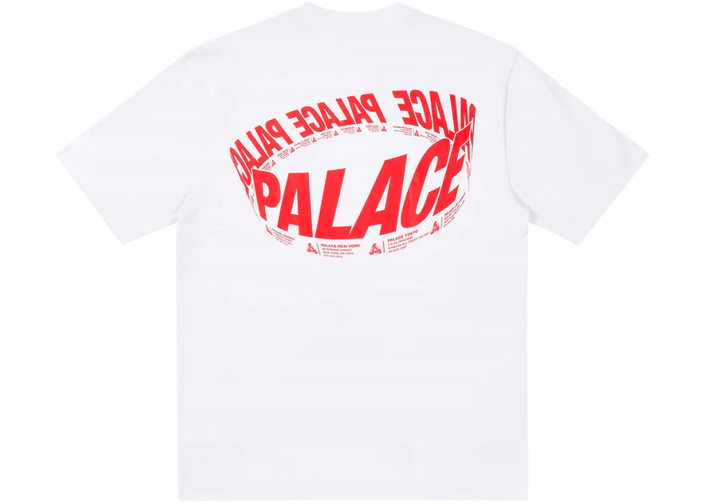 Palace Wrapper Logo T-Shirt White