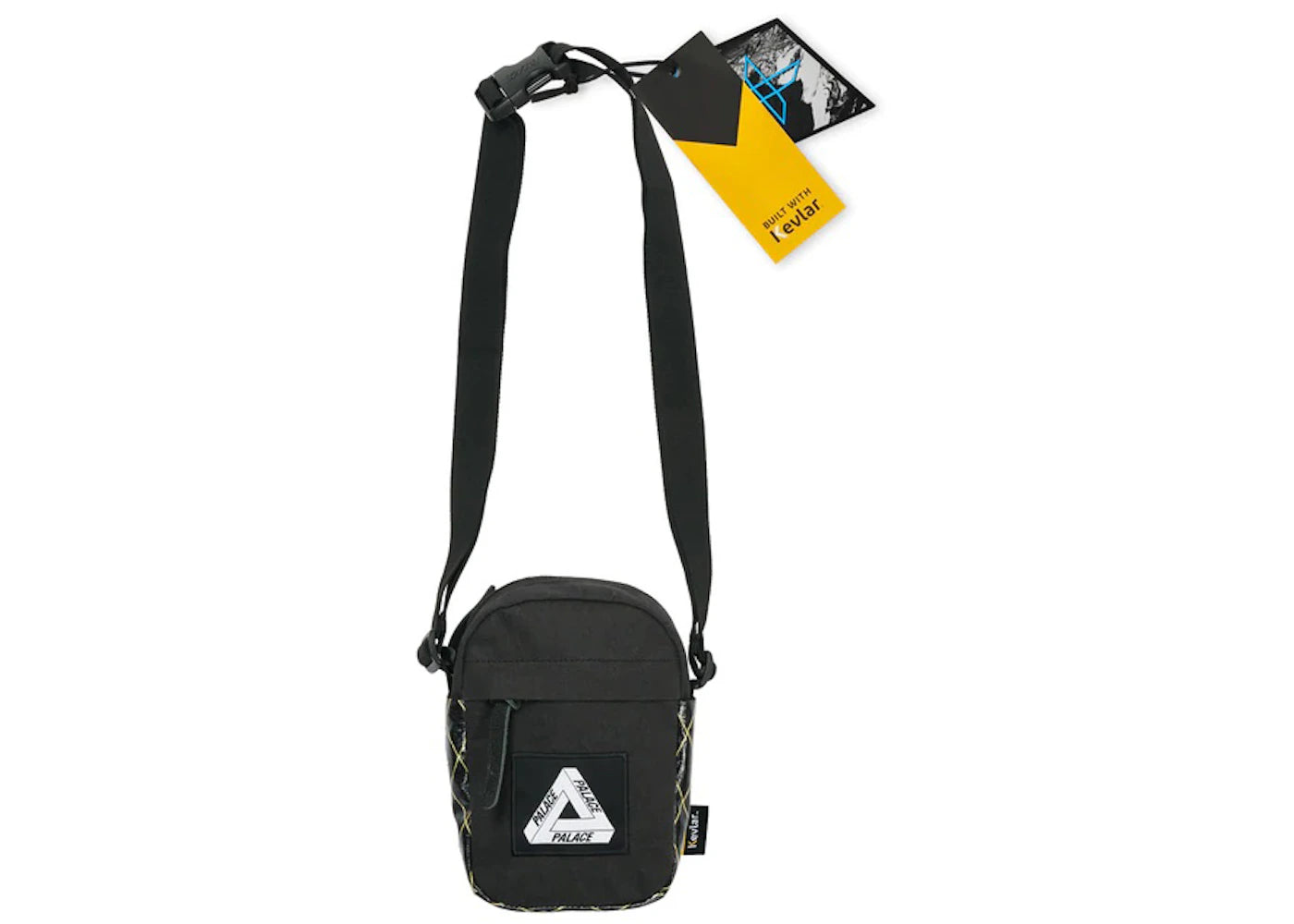 Palace X-Pac Cotton Canvas Shot Bag Black