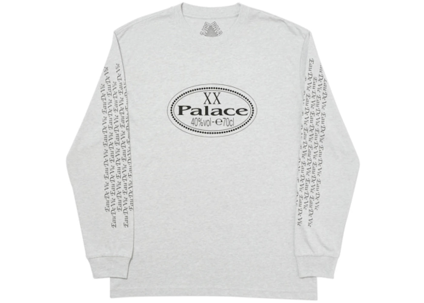 Palace XX Longsleeve Grey Marl