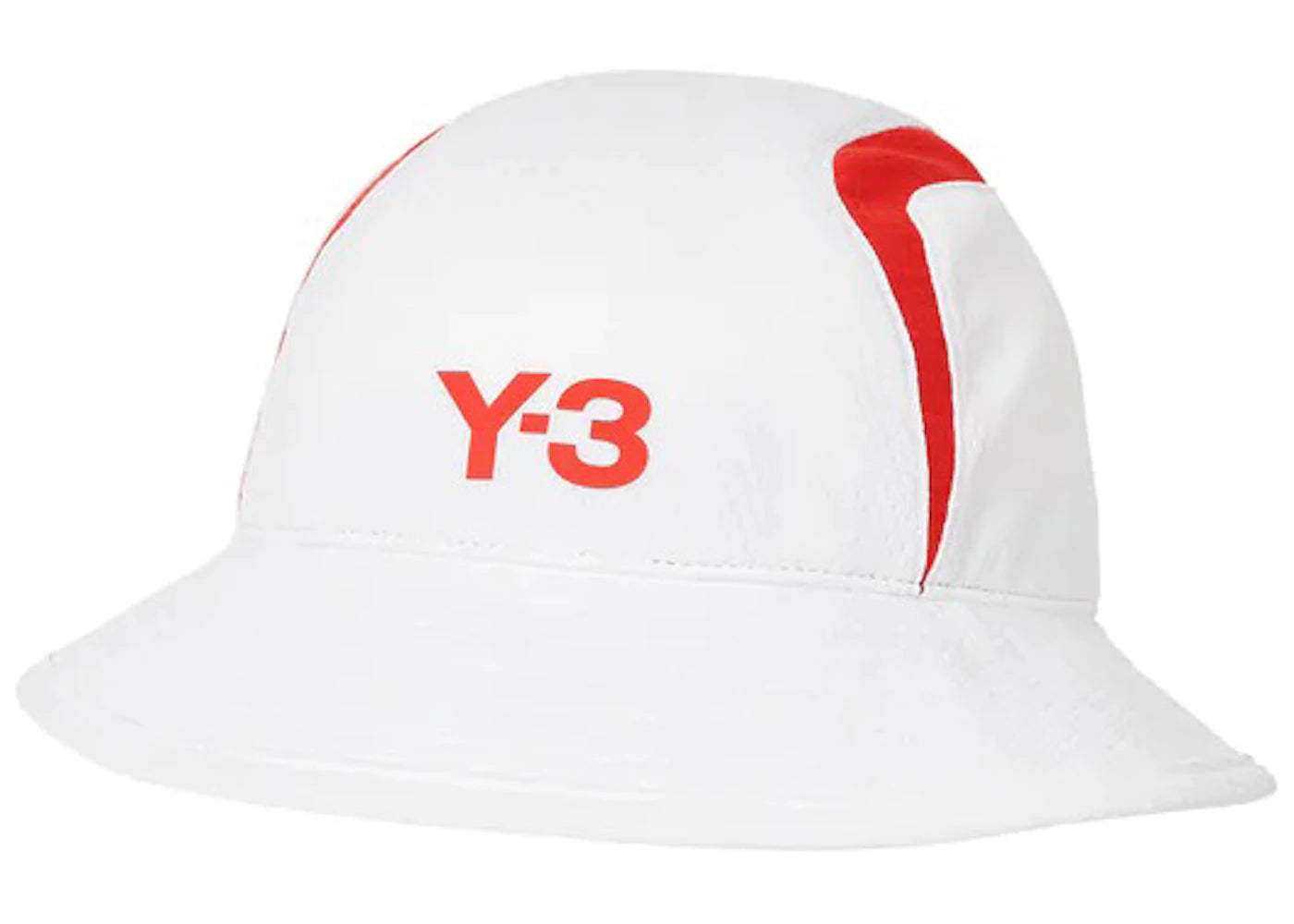 Palace Y-3 Bucket Hat White/Red