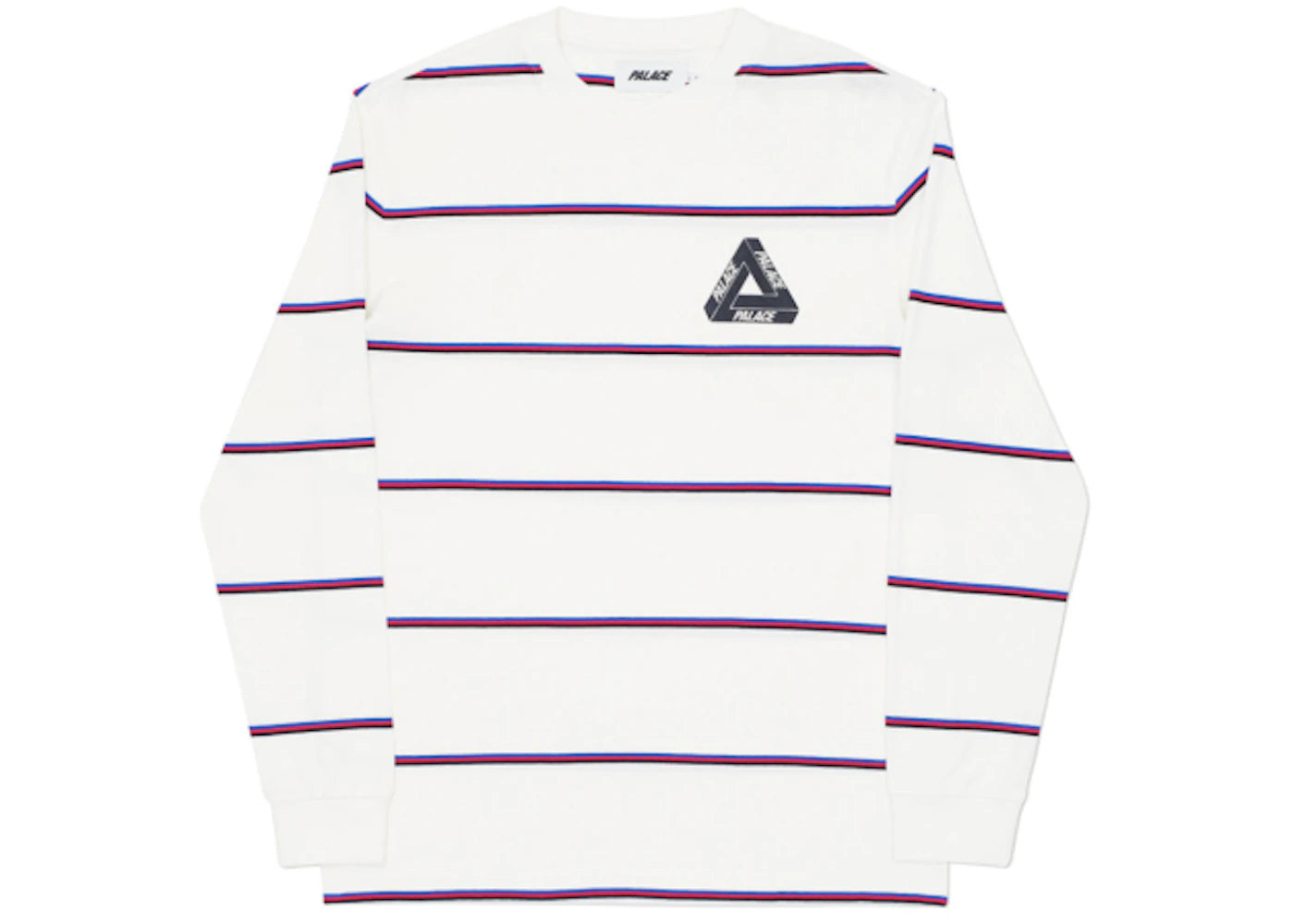 Palace Yachty Longsleeve White/Purple/Black