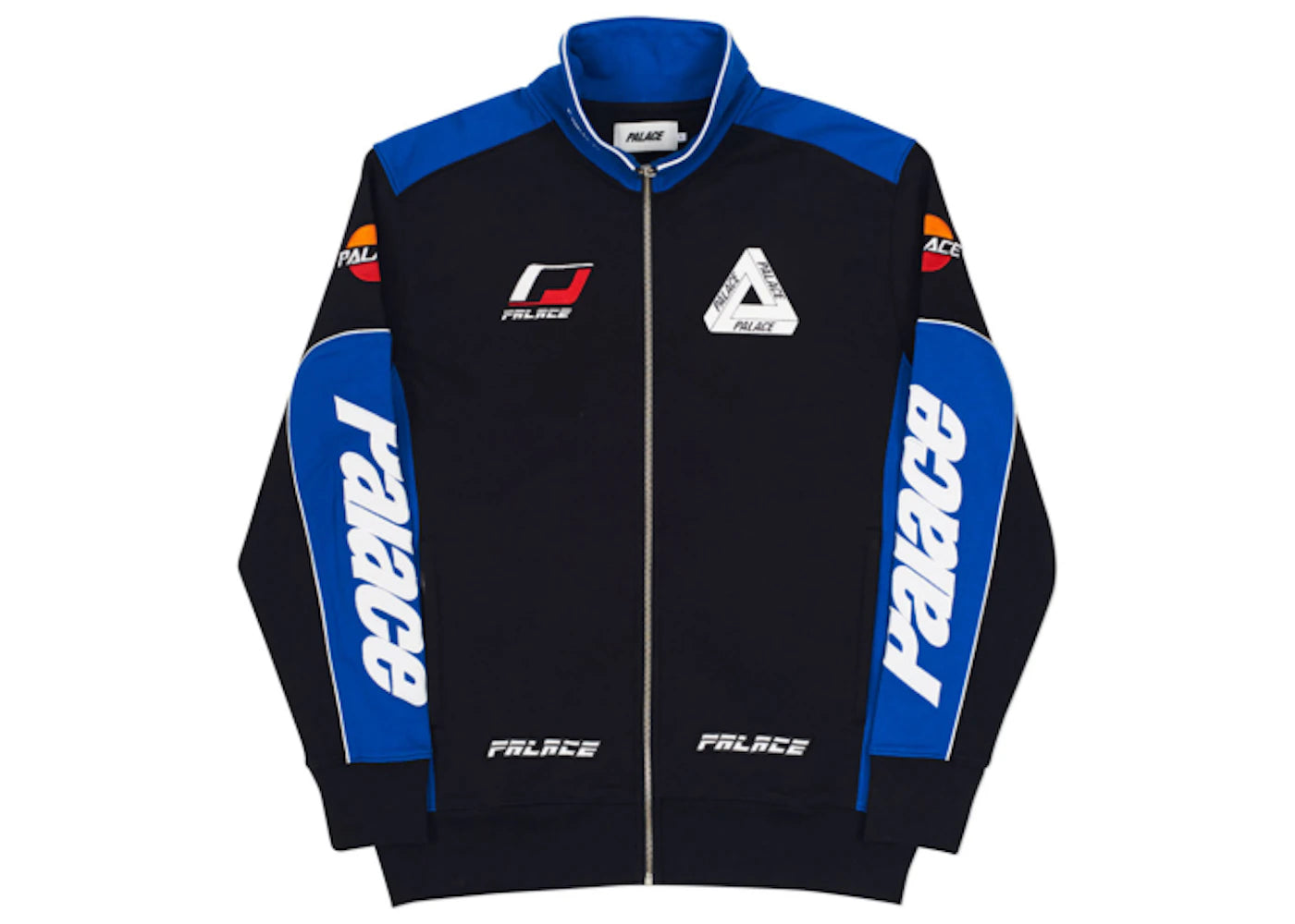 Palace Yaman Track Top Black/Blue