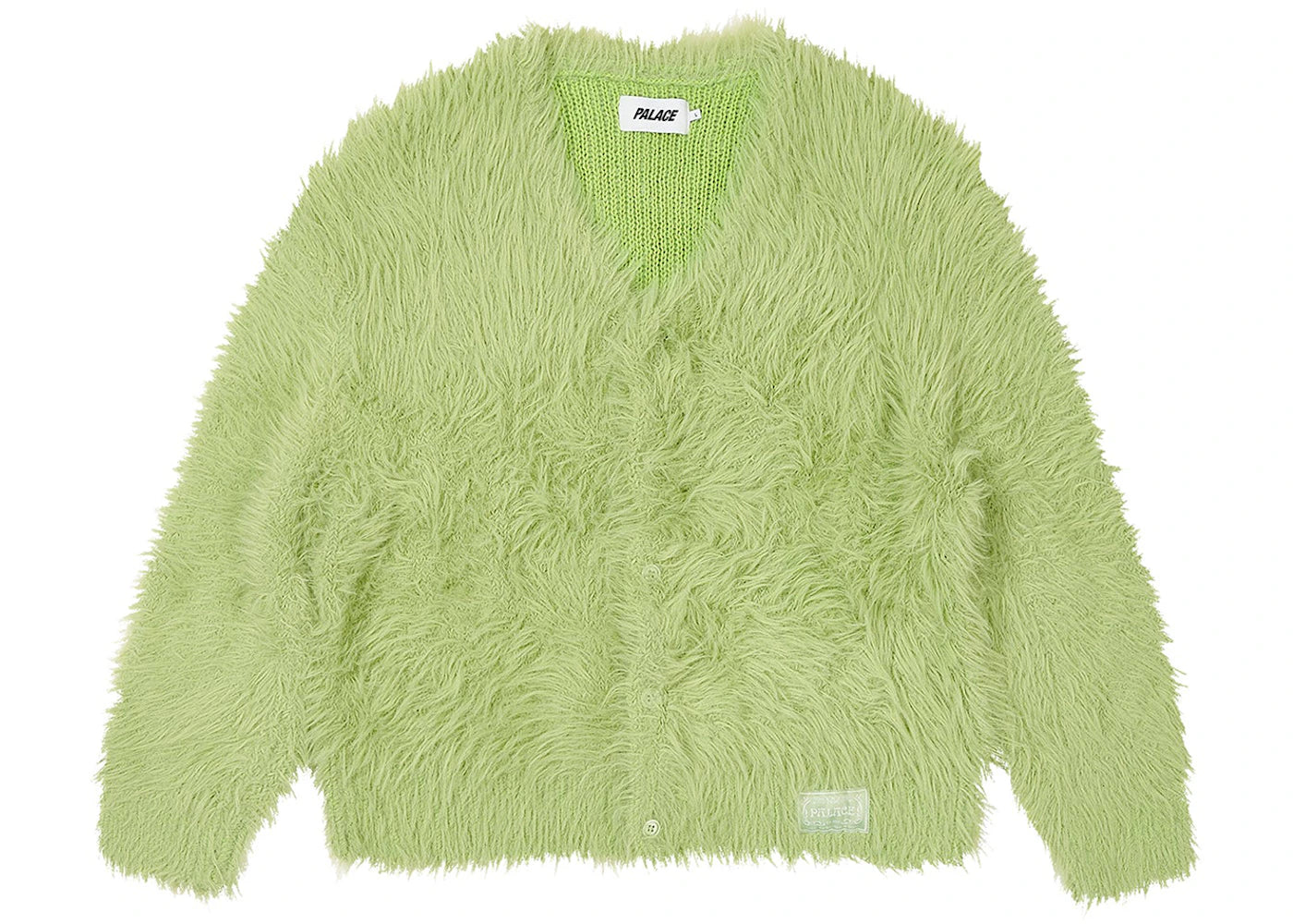 Palace Yeti Cardigan Natural Green