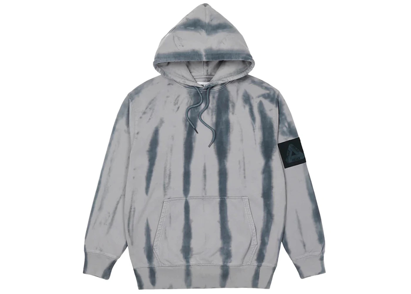 Palace Zebra Tie Dye Hood Black