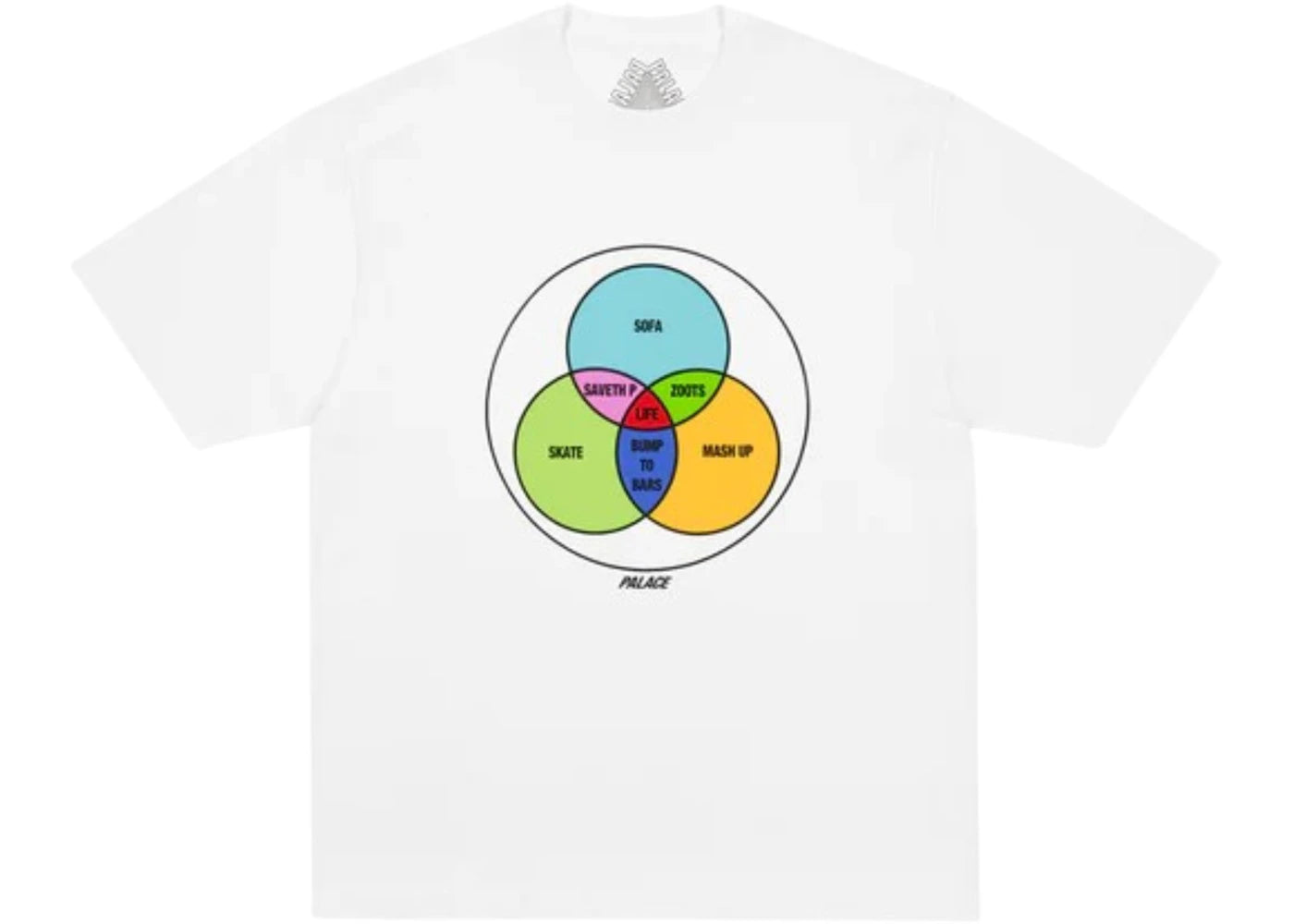 Palace Zen Diagram T-Shirt White