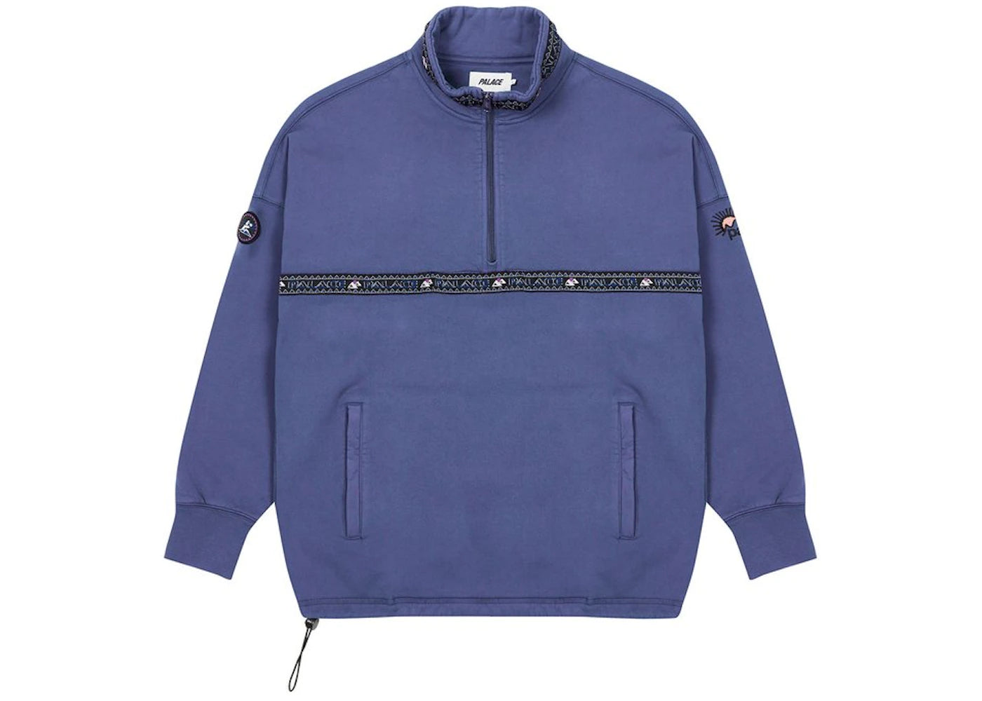 Palace Zen Half Zip Navy