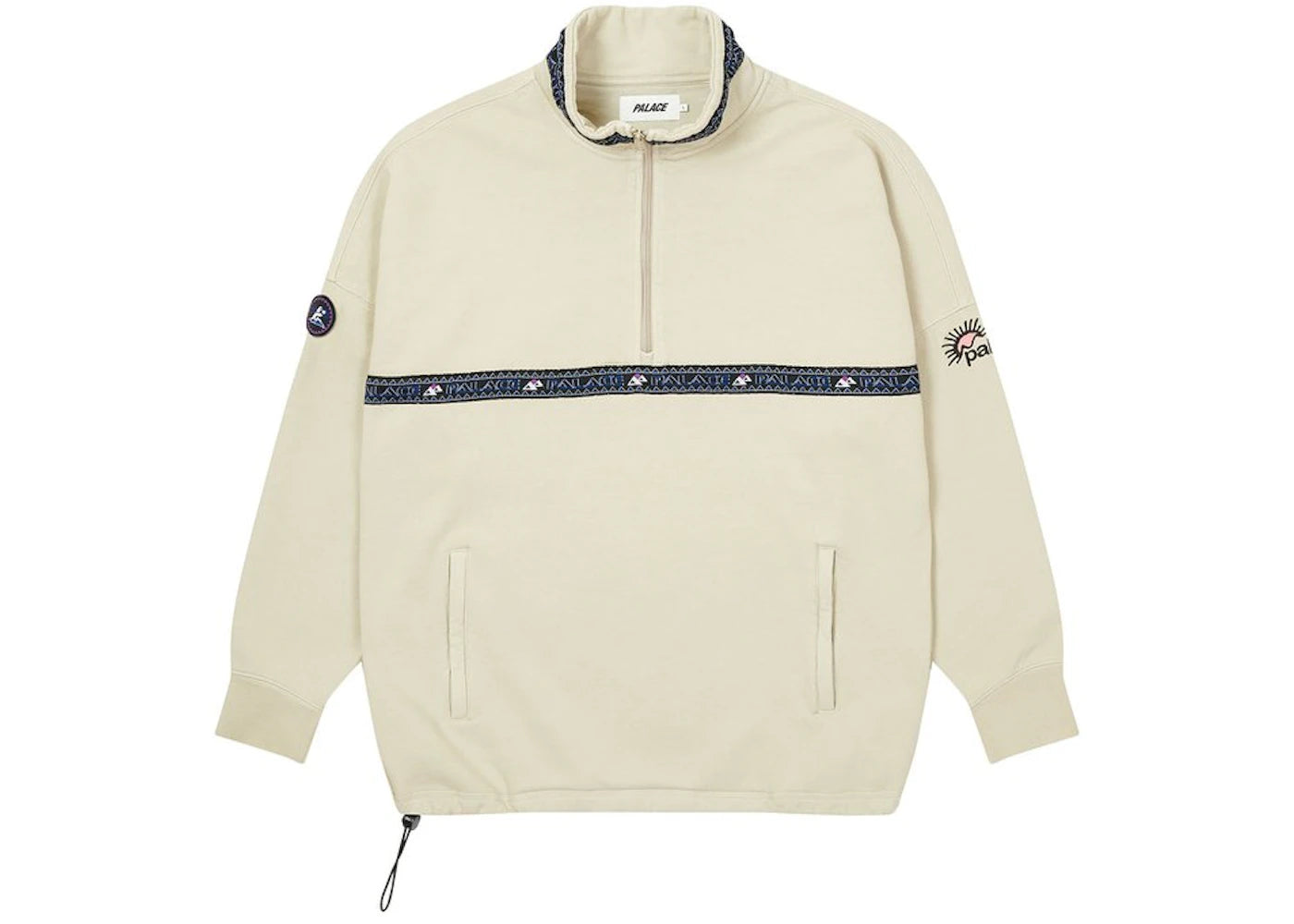 Palace Zen Half Zip Stone