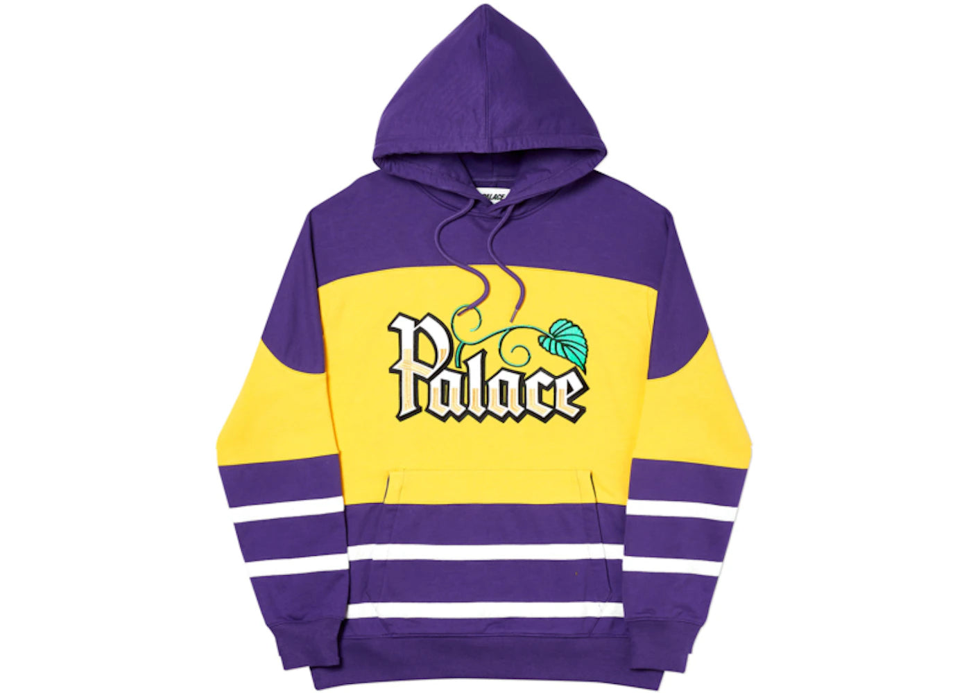 Palace Zero Zero Hood Purple/Yellow