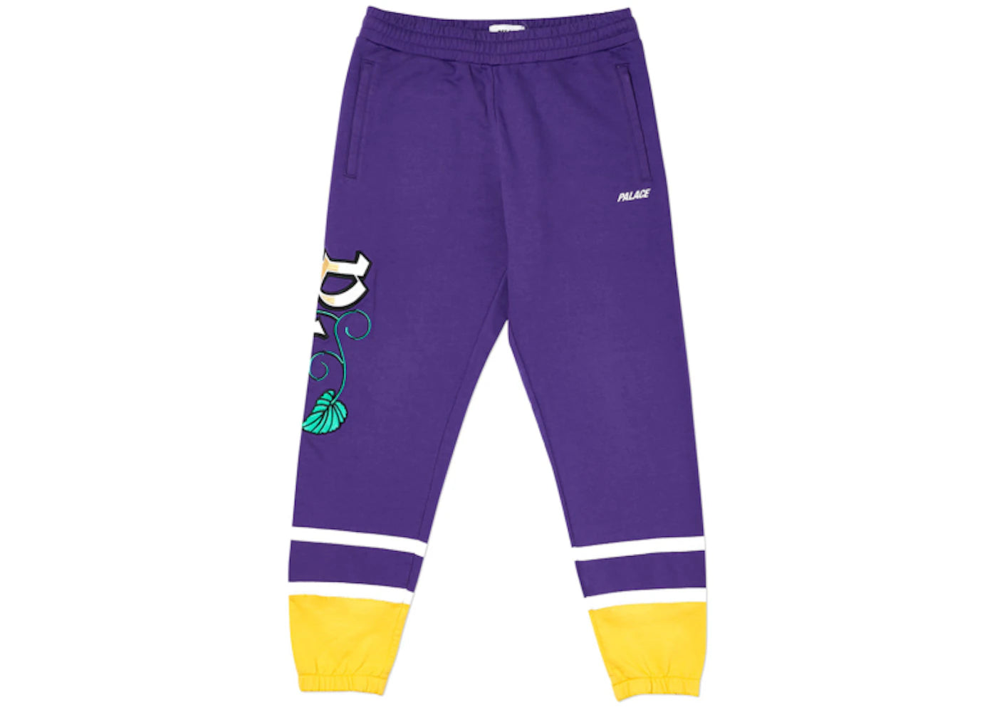 Palace Zero Zero Jogger Purple/Yellow