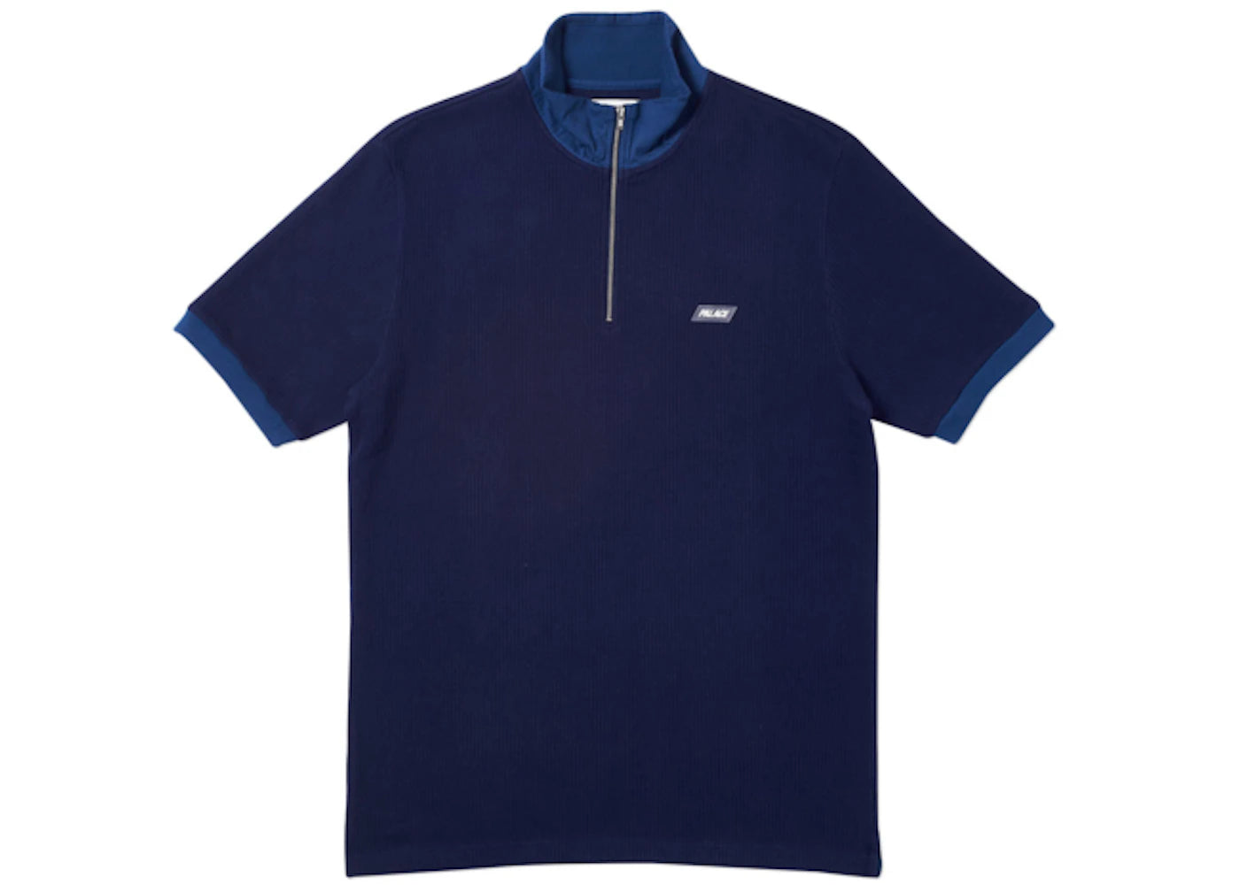 Palace Zipped Polo Navy